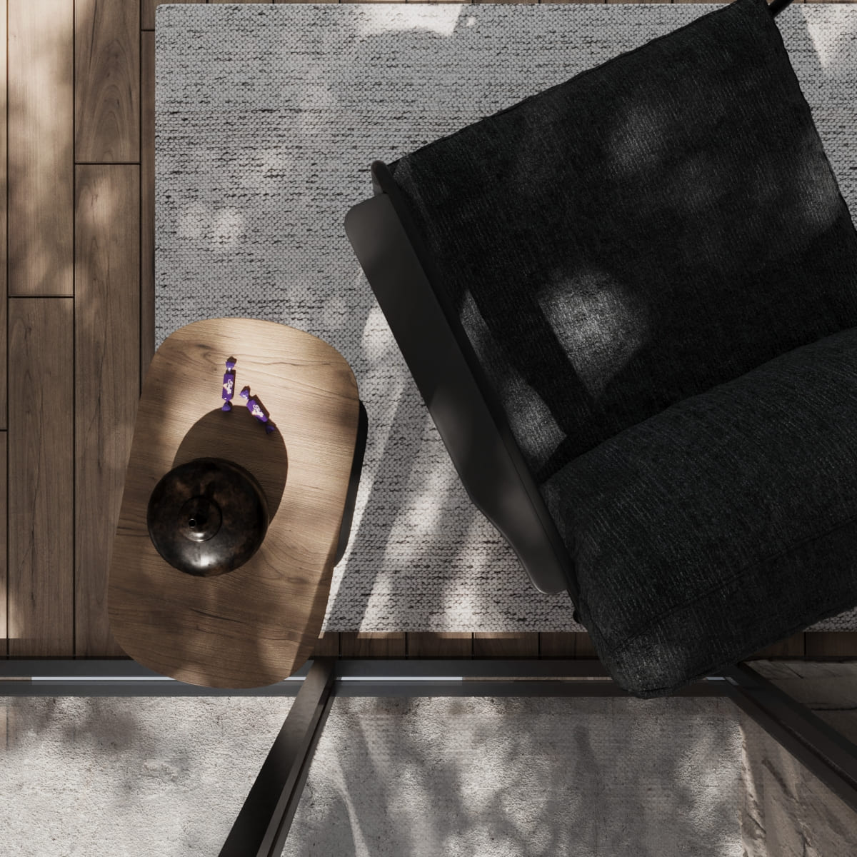 Render interior living